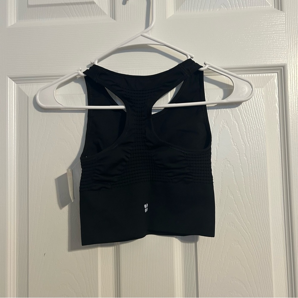 NWT Sweaty Betty Black Women's Stamina Longline Sports Bra Seamless - Picture 5 of 8